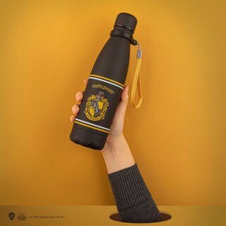 Harry Potter Edelstahl-Trinkflasche Hufflepuff