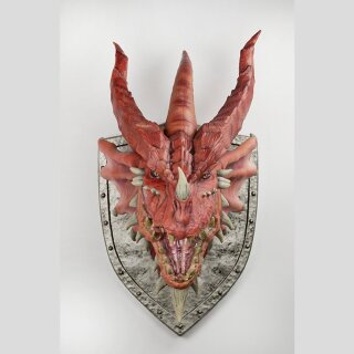 Dungeons &amp; Dragons Replicas of the Realms: 3D Wand-Relief - Red Dragon Trophy Plaque
