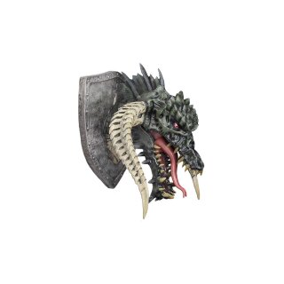 Dungeons &amp; Dragons Replicas of the Realms: 3D Wand-Relief - Black Dragon Trophy Plaque
