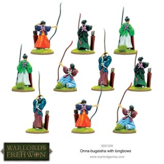 Warlords of Erehwon Onna-bugeisha with longbows (EN)