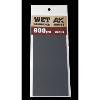 Wet Sandpaper 800 Grit (3)