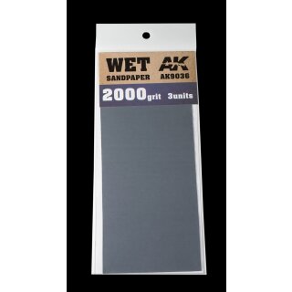 Wet Sandpaper 2000 Grit (3)