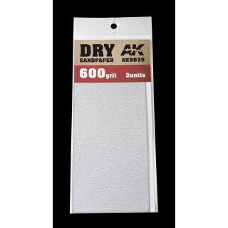 Dry Sandpaper 600 Grit (3)