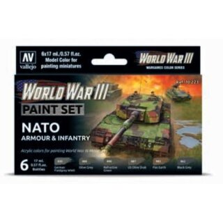Vallejo Model Color: Model Color: WWIII NATO Armour &amp; Infantry