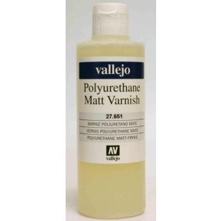 Vallejo Polyurethane Varnish - Satin, 200 ml