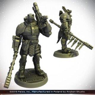 Starfinder Miniatures: Obozaya, Vesk Soldier