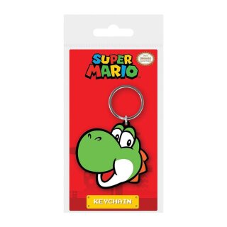 Super Mario Gummi-Schl&uuml;sselanh&auml;nger Yoshi 6 cm