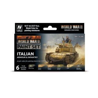 Vallejo Model Color: WWII Italian Armour &amp; Infantry (6)