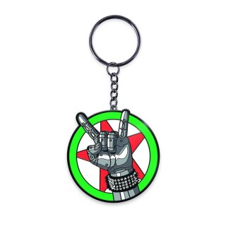 Cyberpunk 2077: Silverhand Emblem Keychain