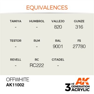 AK Offwhite (17 ml)