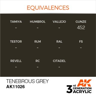 AK Tenebrous Grey (17 ml)