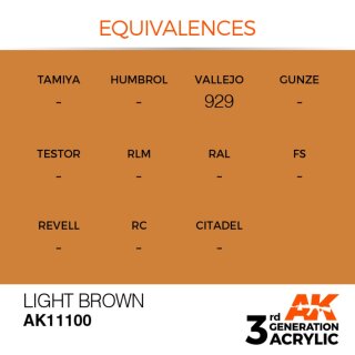 AK Light Brown (17 ml)