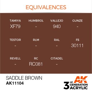 AK Saddle Brown (17 ml)