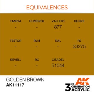 AK Golden Brown (17 ml)