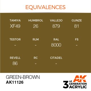AK Green-Brown (17 ml)