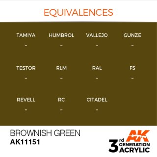 AK Brownish Green (17 ml)