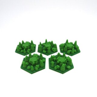 Extra Forest &amp; City Tiles for Terraforming Mars - 10 Pieces
