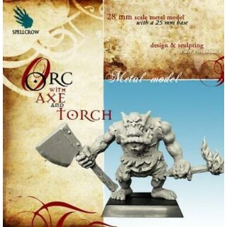 Orc with Axe and Torch