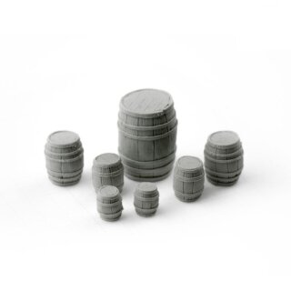 HQ Resin - Wooden Barrels Set