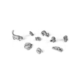 HQ Resin - Mice and Cats Basing Kit