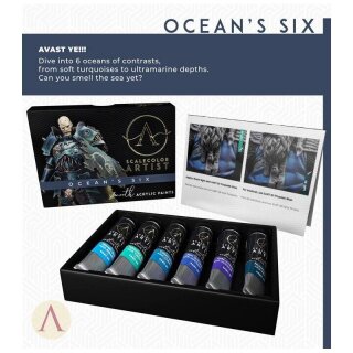 Artist Scale Color Set: Ocean&acute;s Six (6x 20ml)
