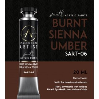 Artist Scale Color: Burnt Sienna Umber (20ml)