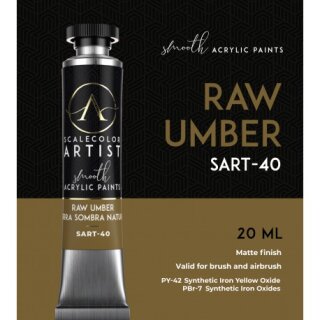 Artist Scale Color: Raw Umber (20ml)