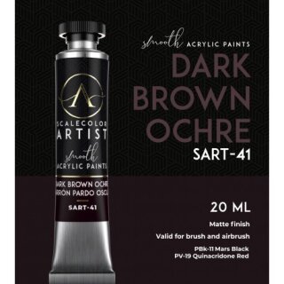 Artist Scale Color: Dark Brown Ochre (20ml)