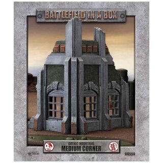 Battlefield in a Box: Gothic Industrial Ruins - Medium Corner