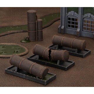 Battlefield in a Box: Gothic Industrial Ruins - Storage Tanks