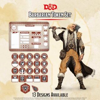 Dungeons &amp; Dragons Class Tokens Sets: Barbarian (EN)