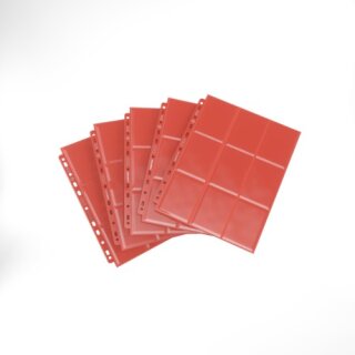 Gamegenic - 18-Pocket Sideloading Pages Red (50)