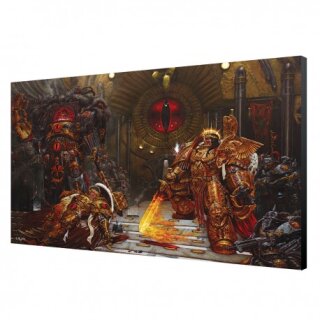 Wood Panel 60x40cm - Emperor VS Horus - Warhammer 40K