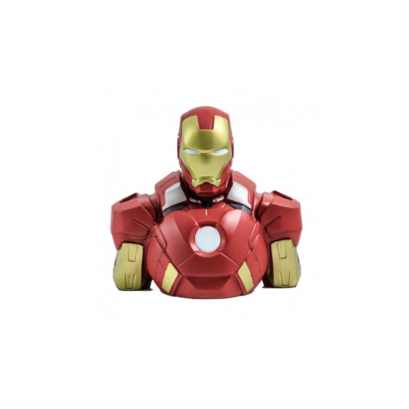 Marvel Deluxe Spardose Iron Man Büste Sparschwein Sparbüchse 