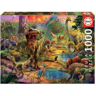Puzzle: Land of Dinosaurs (1000 Teile)