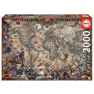 Puzzle: Pirates Map (2000 Teile)