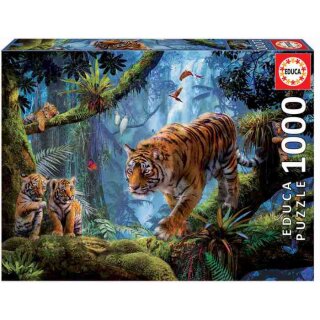 Puzzle: Tigers in the Tree (1000 Teile)