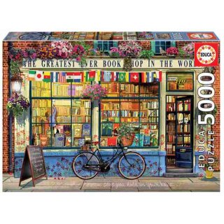 Puzzle: Bookshop in the World (5000 Teile)