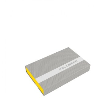 Feldherr Magnetbox gelb Half-Size 40 mm leer