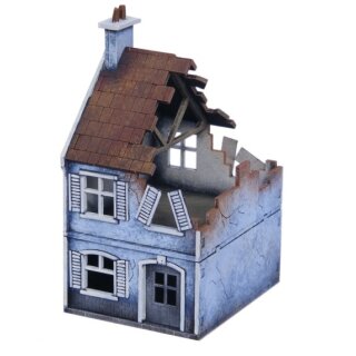 Destroyed Small House (28 mm)