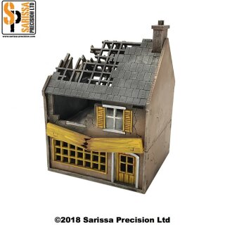 Destroyed Town Scenery Set - 28mm