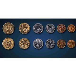 Legendary Metal Coins - Creature Unit Set (24)