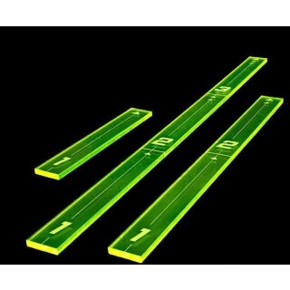 Xwing compatible Fire templates green (3)