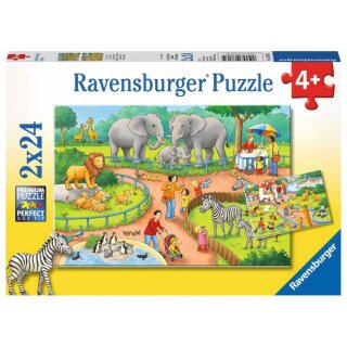 Ravensburger Kinderpuzzle - Ein Tag im Zoo