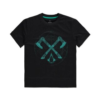 Assassins Creed Girlie Valhalla T-Shirt Throwing Axes