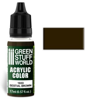 Acrylfarbe Bestial Brown (17 ml)