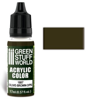Acrylfarbe Olive-Brown Ops (17 ml)