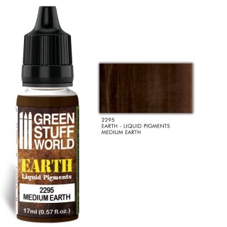 Fl&uuml;ssige Pigmente - Medium Earth (17 ml)