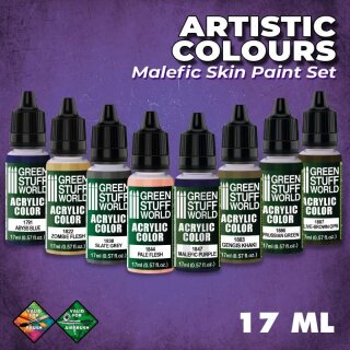Acrylfarbe Farbset - Malefic Skin (8)