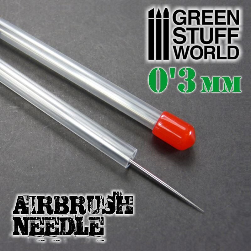 FAVENGO Airbrush Düse Edelstahl Nadel Airbrush Zubehör 0.2mm/0.3mm/0.5mm Airbrush Nadel und Düsen Set mit einem Speziellen Schraubenschlüssel 